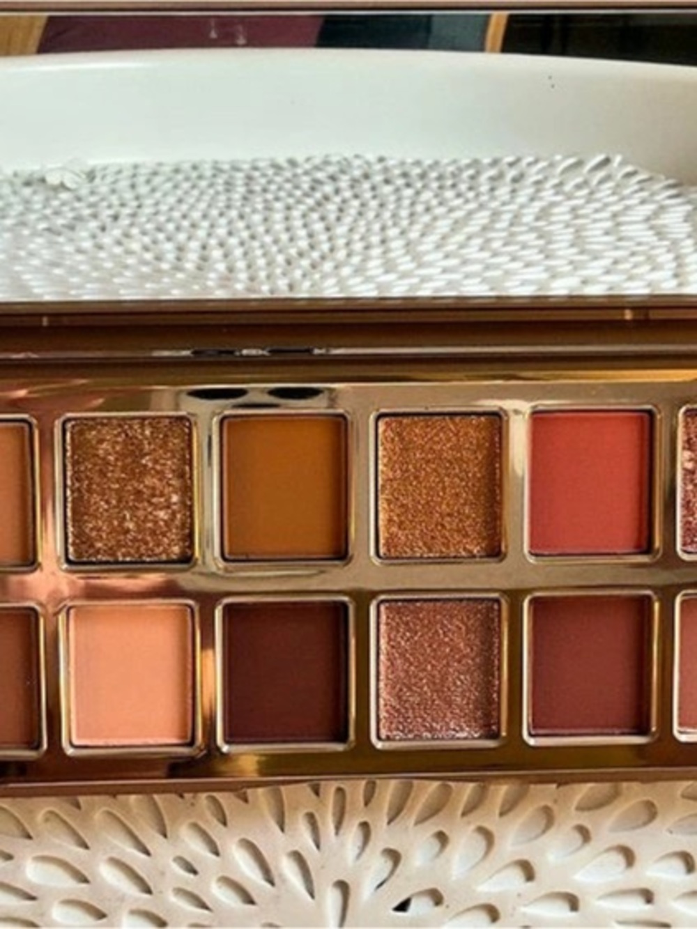 Too Faced Teddy Bare It All Eye Shadow Palette Brown & Pink NWT